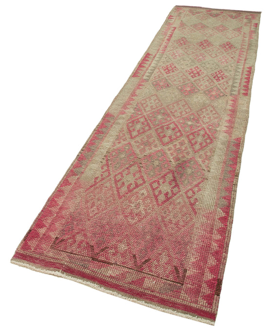3x11 Beige Boho Runner Rugs - 32776