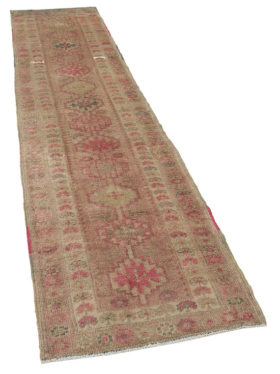 2x11 Beige Boho Runner Rugs - 32798