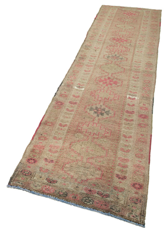 2x11 Beige Boho Runner Rugs - 32798