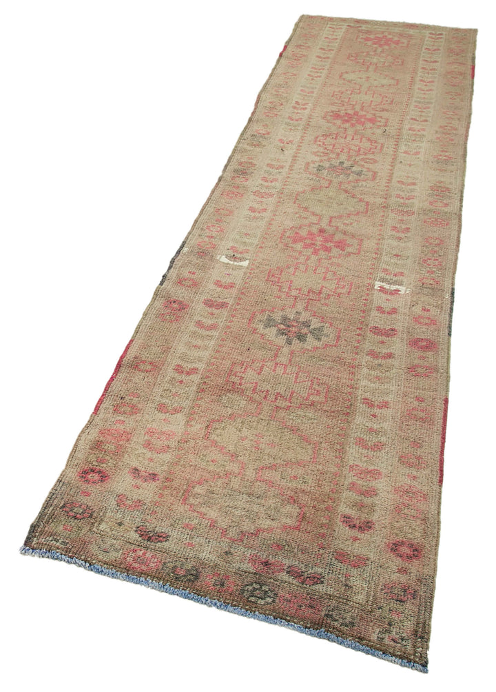 2x11 Beige Boho Runner Rugs - 32798
