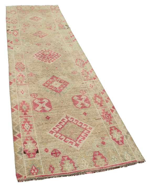 3x10 Beige Boho Runner Rugs - 32799