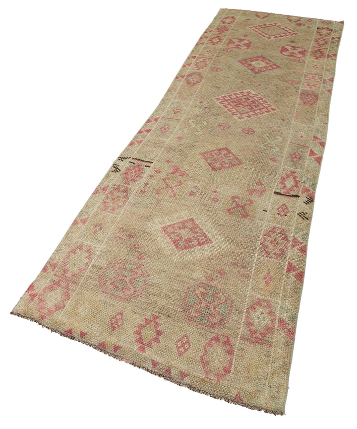 3x10 Beige Boho Runner Rugs - 32799
