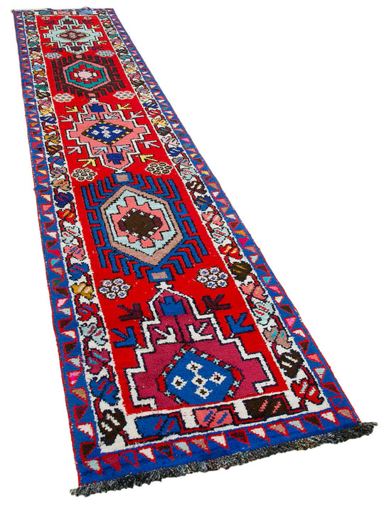 3x13 Red Boho Runner Rugs - 32833