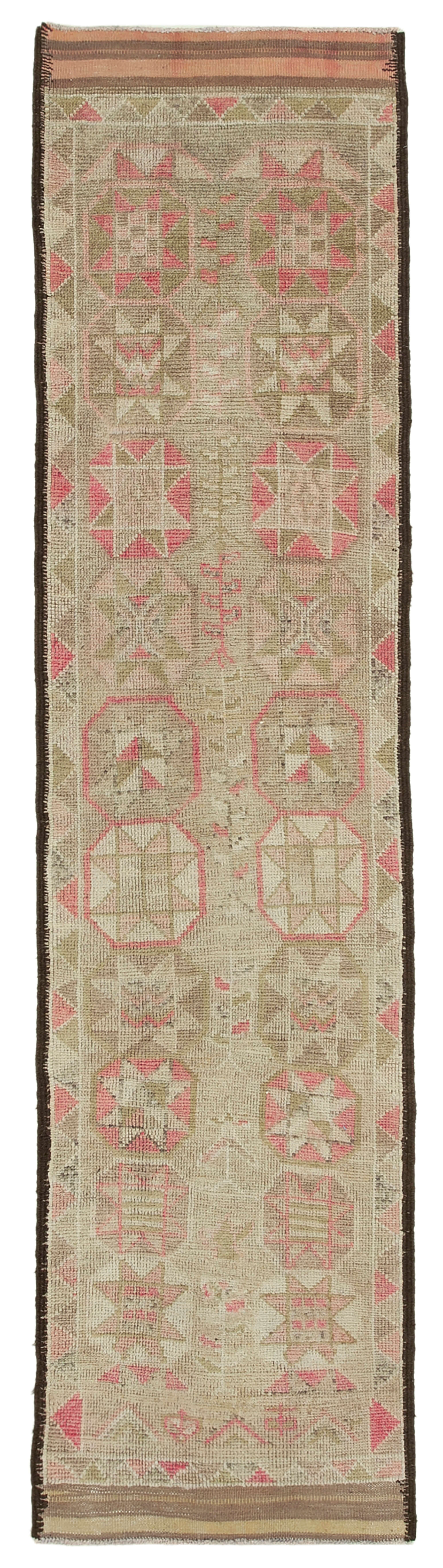 3x11 Beige Boho Runner Rugs - 32836