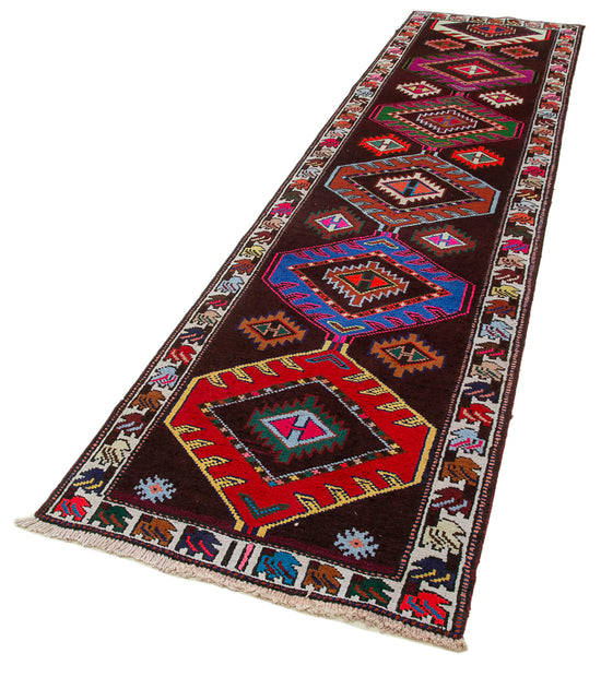 3x12 Multicolor Boho Runner Rugs - 32843