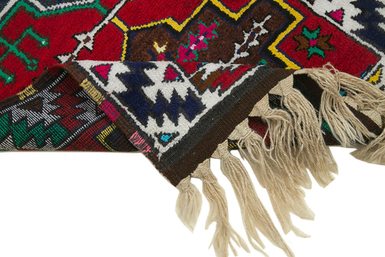 3x11 Red Boho Runner Rugs - 32865