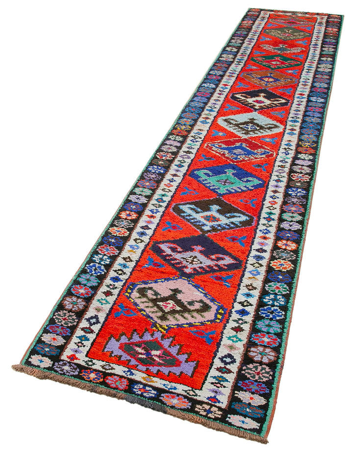 3x13 Red Boho Runner Rugs - 32871