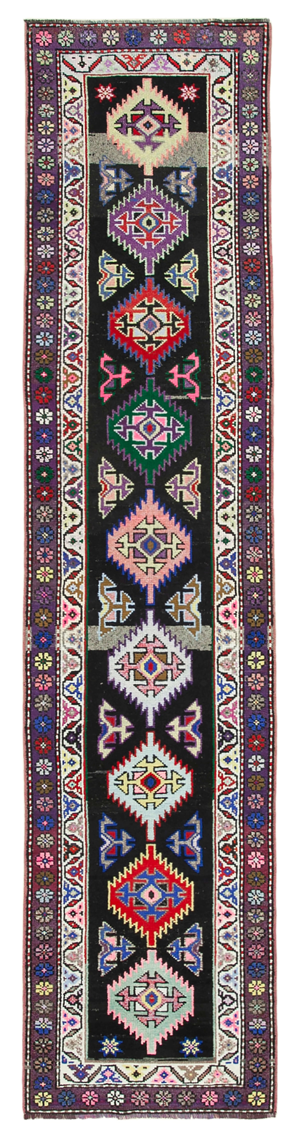 3x13 Purple Boho Runner Rugs - 32899
