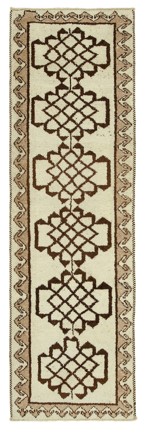 3x11 Beige Boho Runner Rugs - 32908