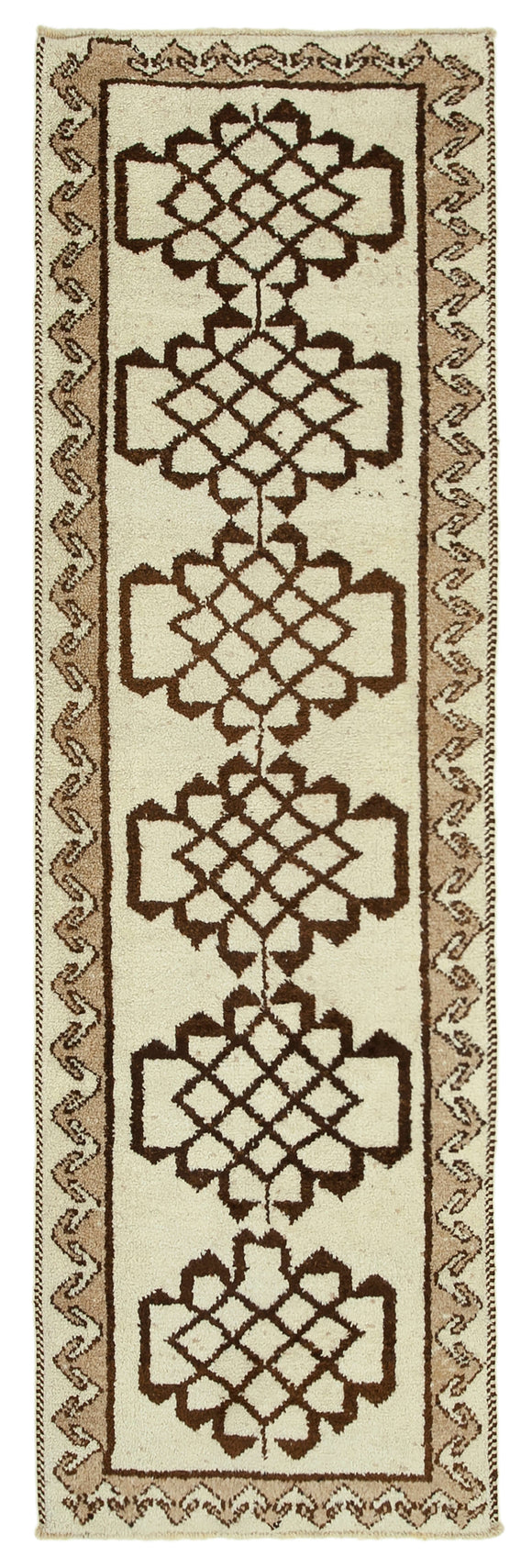 3x11 Beige Boho Runner Rugs - 32908