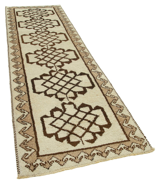 3x11 Beige Boho Runner Rugs - 32908