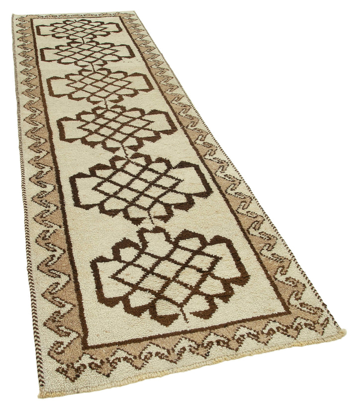 3x11 Beige Boho Runner Rugs - 32908