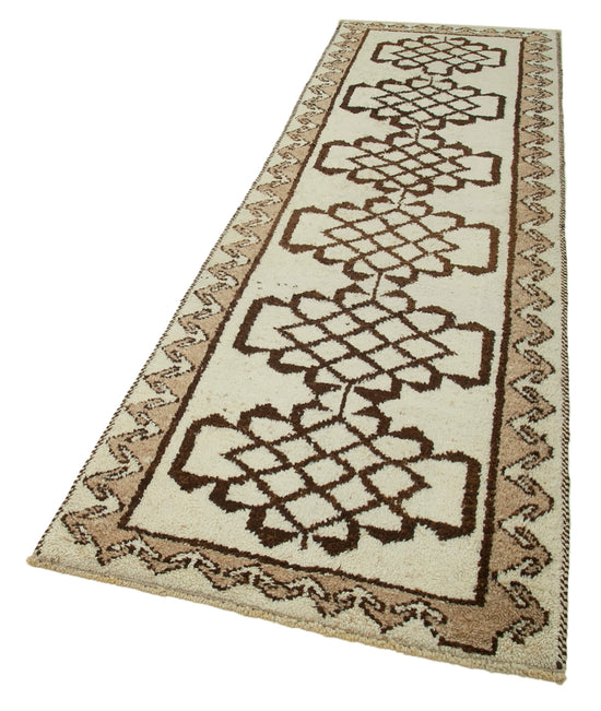 3x11 Beige Boho Runner Rugs - 32908