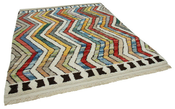7x9 Multicolor Moroccan Rug - 32947