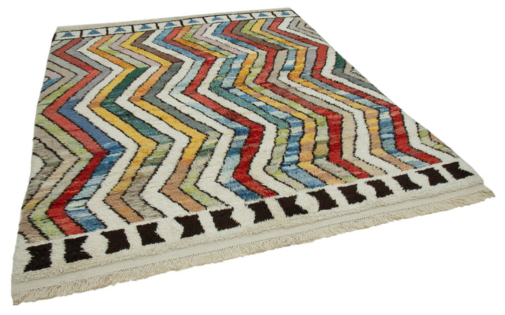 7x9 Multicolor Moroccan Rug - 32947