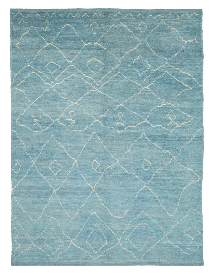 8x10 Blue Moroccan Rug - 32963