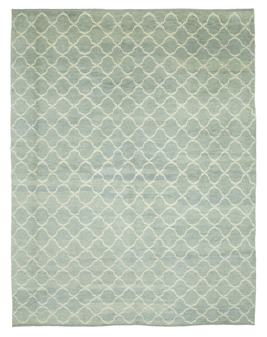 9x11 Blue Moroccan Rug - 32990