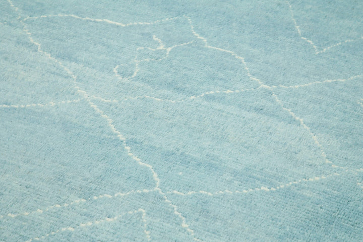 10x14 Blue Moroccan Rug - 33000