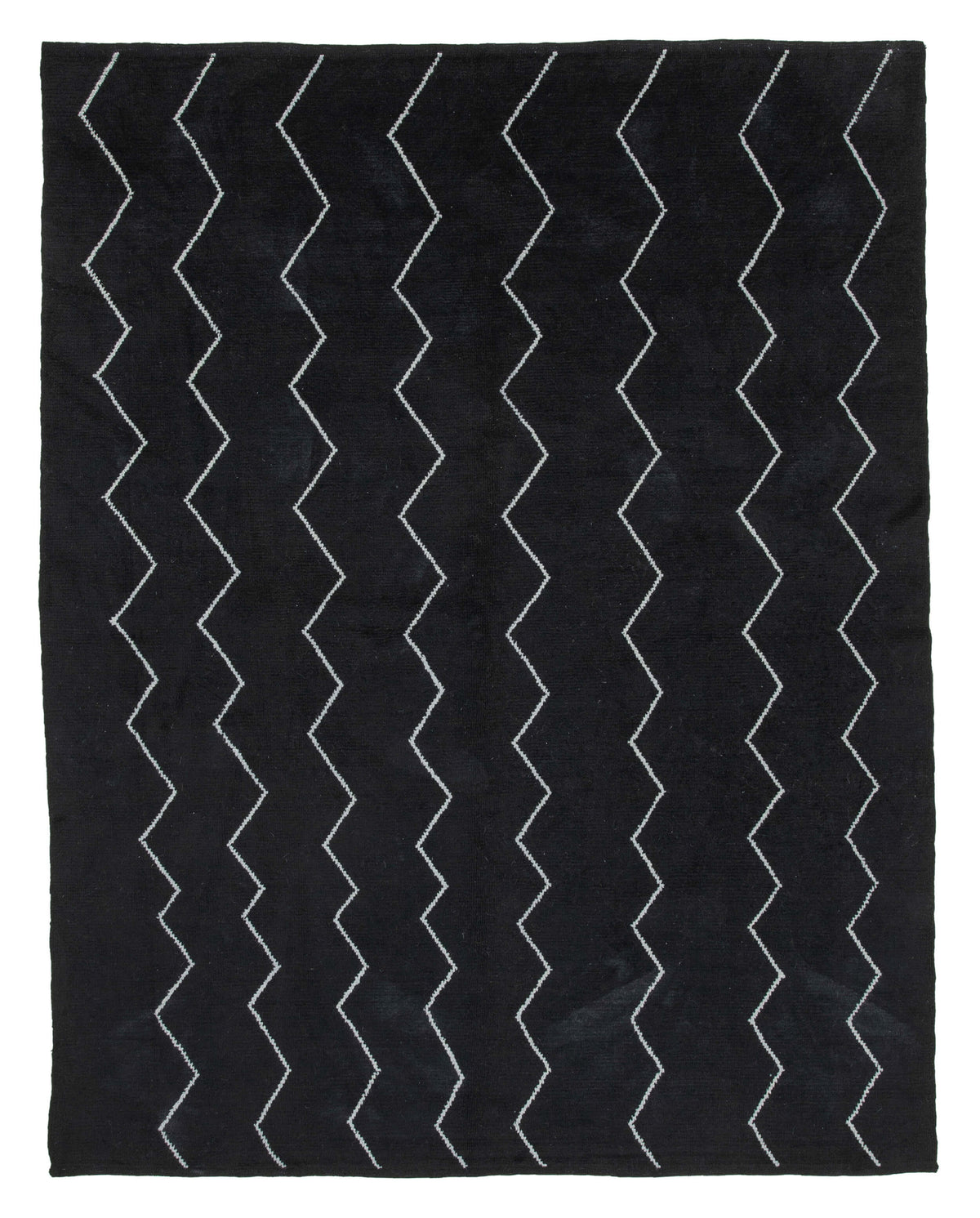 8x10 Black Moroccan Rug - 33003