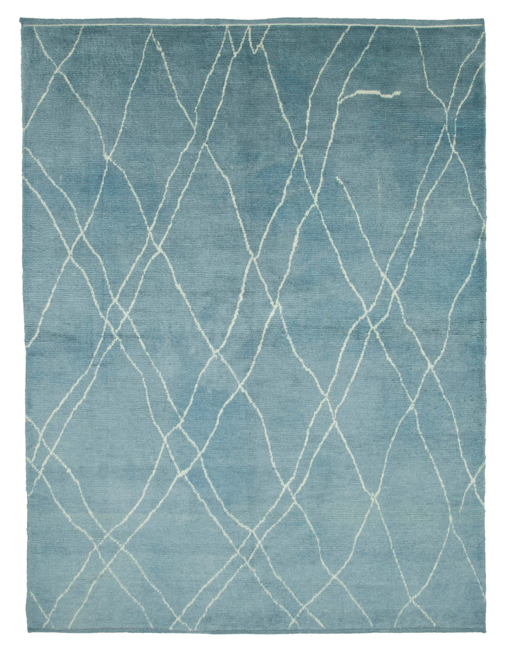 8x10 Blue Moroccan Rug - 33011