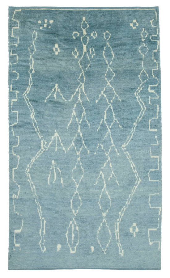 6x11 Blue Moroccan Rug - 33012