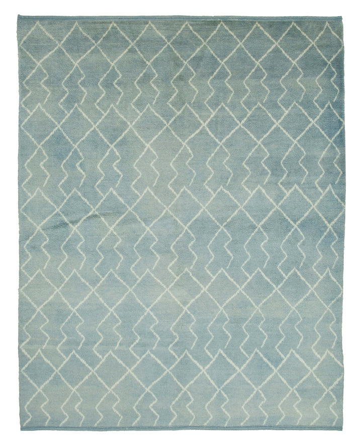 8x10 Blue Moroccan Rug - 33014