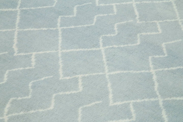 8x10 Blue Moroccan Rug - 33014