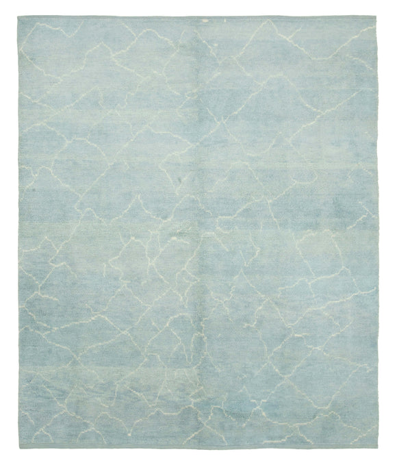 8x9 Blue Moroccan Rug - 33016