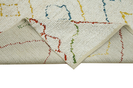 8x10 White Moroccan Rug - 33026