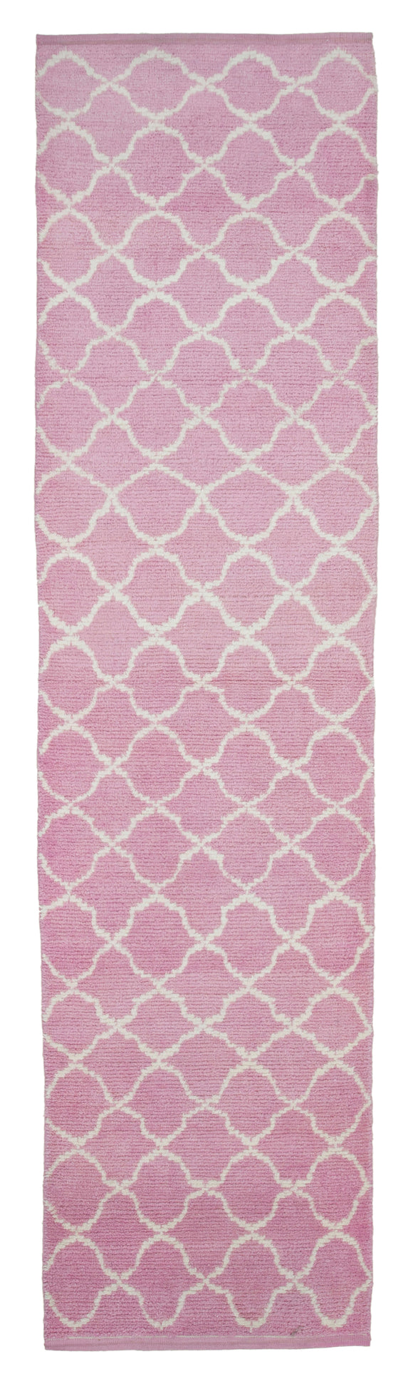 3x12 Pink Moroccan Runner Rug - 33035