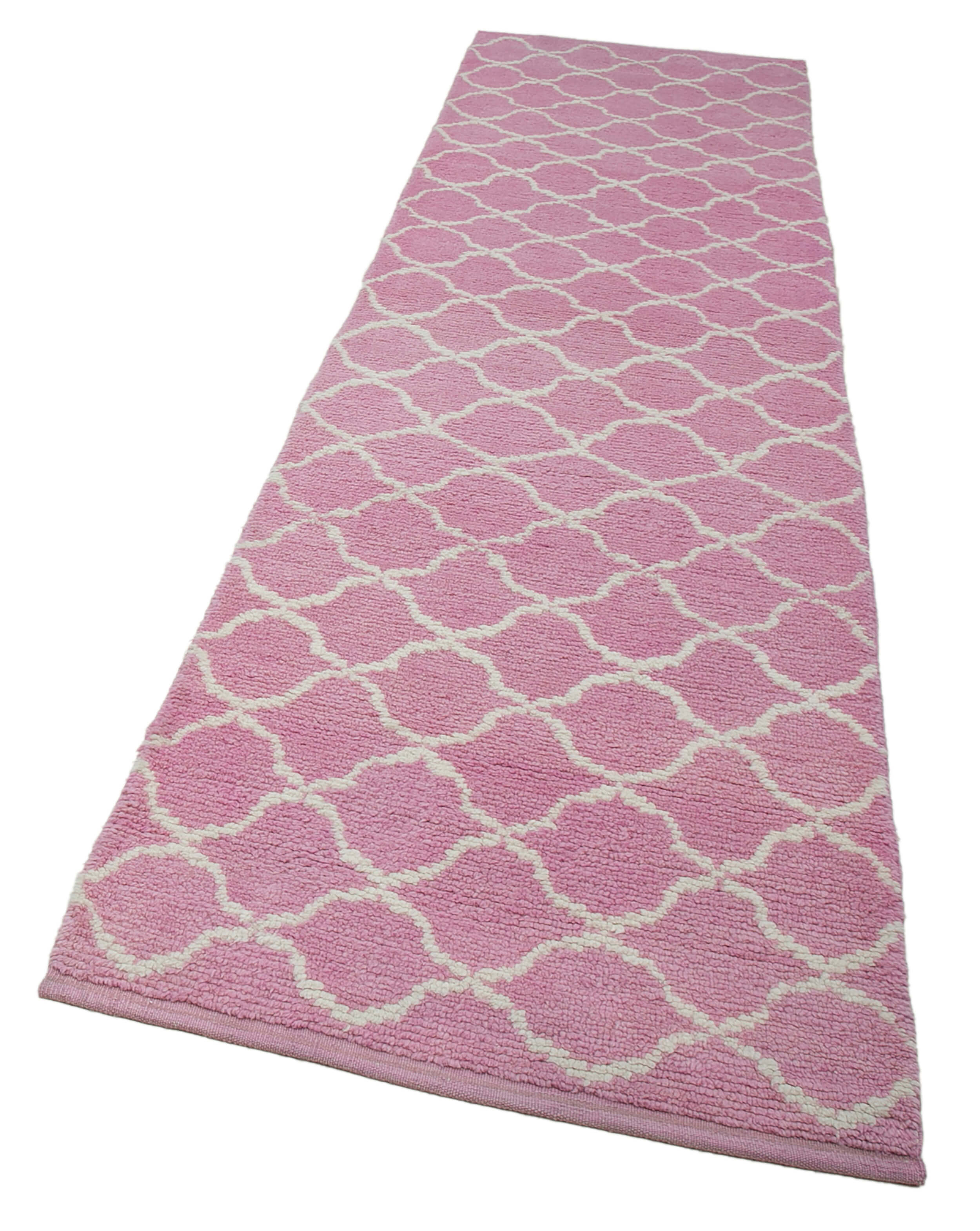 3x12 Pink Moroccan Runner Rug - 33035