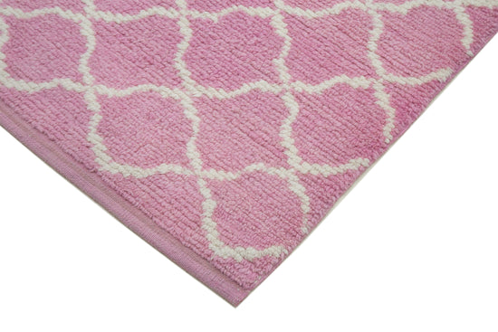 3x12 Pink Moroccan Runner Rug - 33035