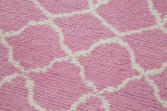 3x12 Pink Moroccan Runner Rug - 33035