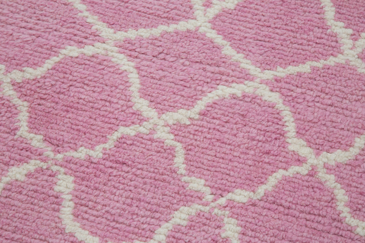 3x12 Pink Moroccan Runner Rug - 33035