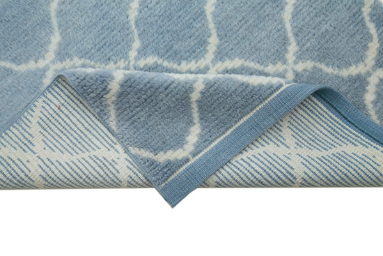 3x12 Blue Moroccan Runner Rug - 33043