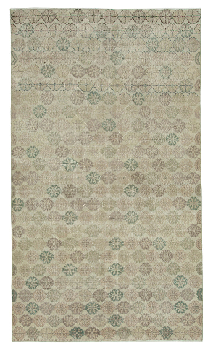 5x9 Beige Bohemian Rug  - 33048