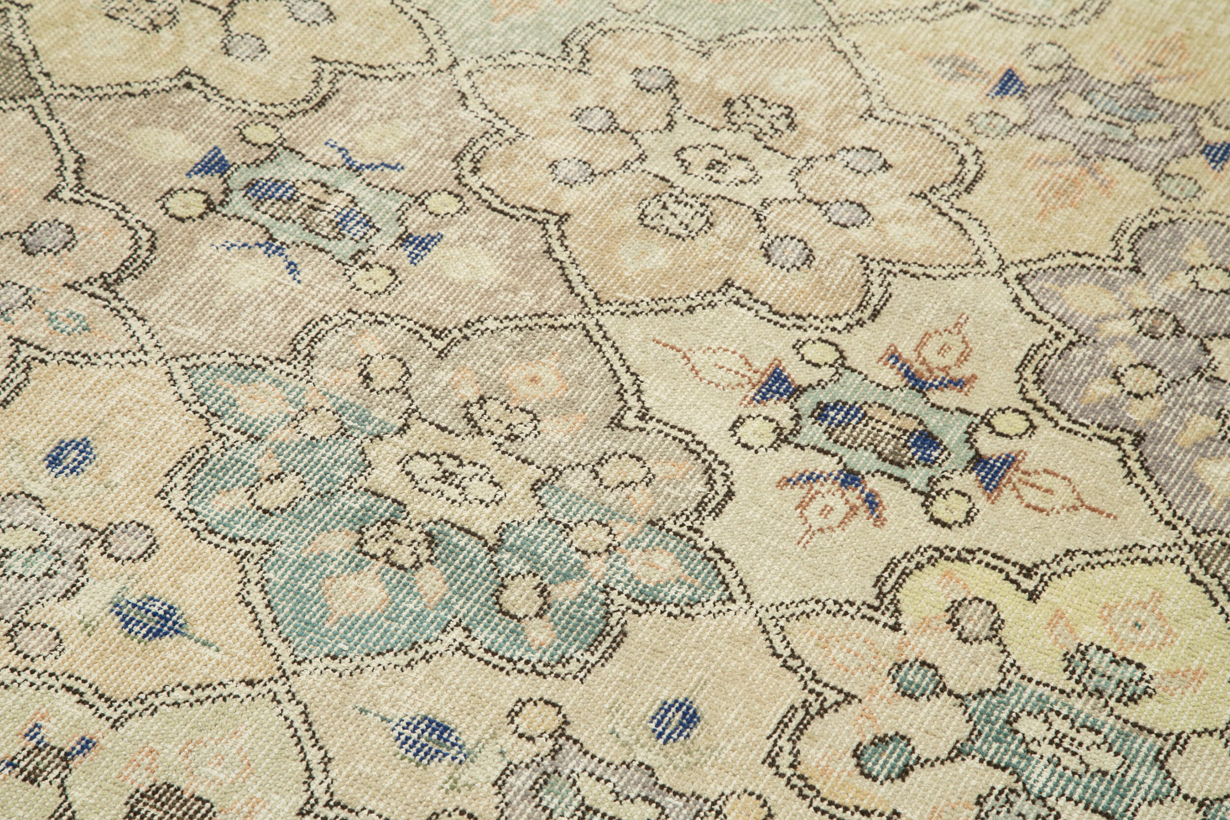 5x9 Beige Bohemian Rug  - 33050