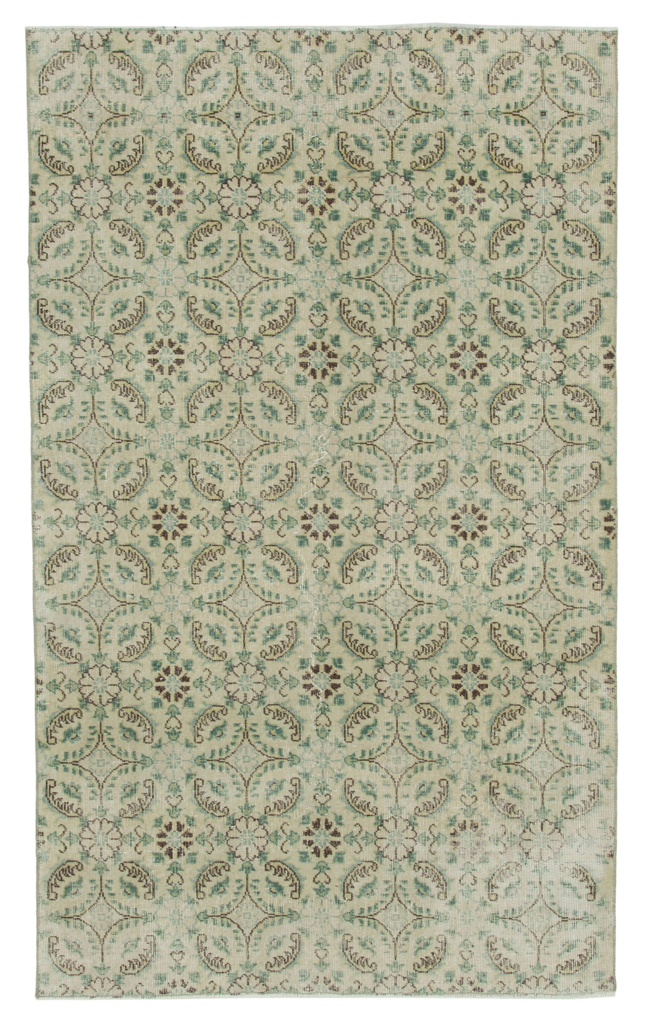 5x8 Beige Bohemian Rug  - 33051