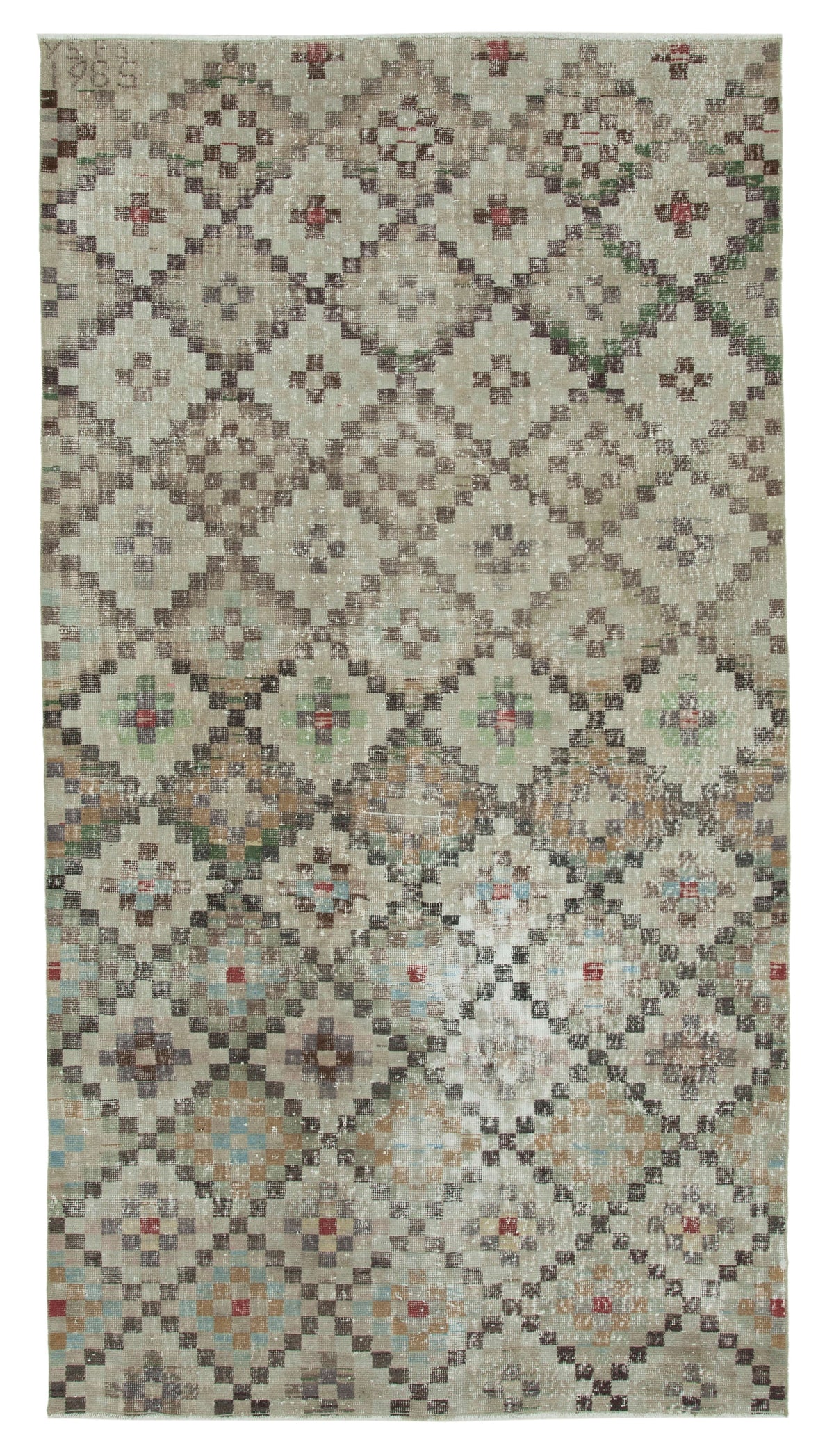 5x9 Multicolor Bohemian Rug  - 33060