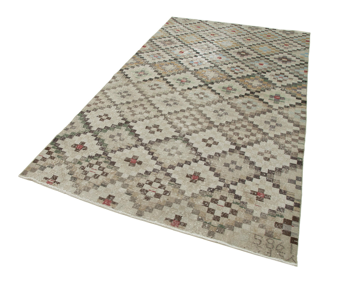 5x9 Multicolor Bohemian Rug  - 33060