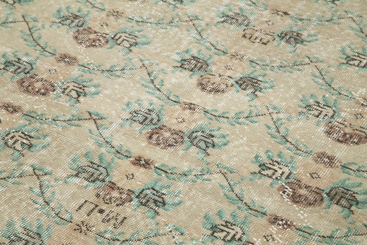 5x9 Beige Bohemian Rug  - 33061