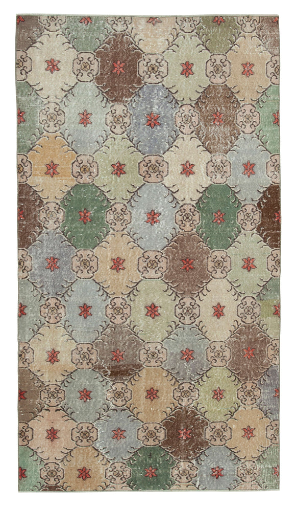 4x8 Multicolor Bohemian Rug  - 33067