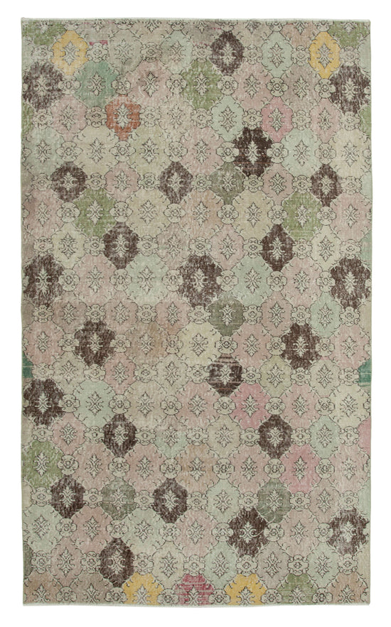 5x9 Multicolor Bohemian Rug  - 33072