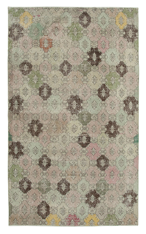 5x9 Multicolor Bohemian Rug  - 33072