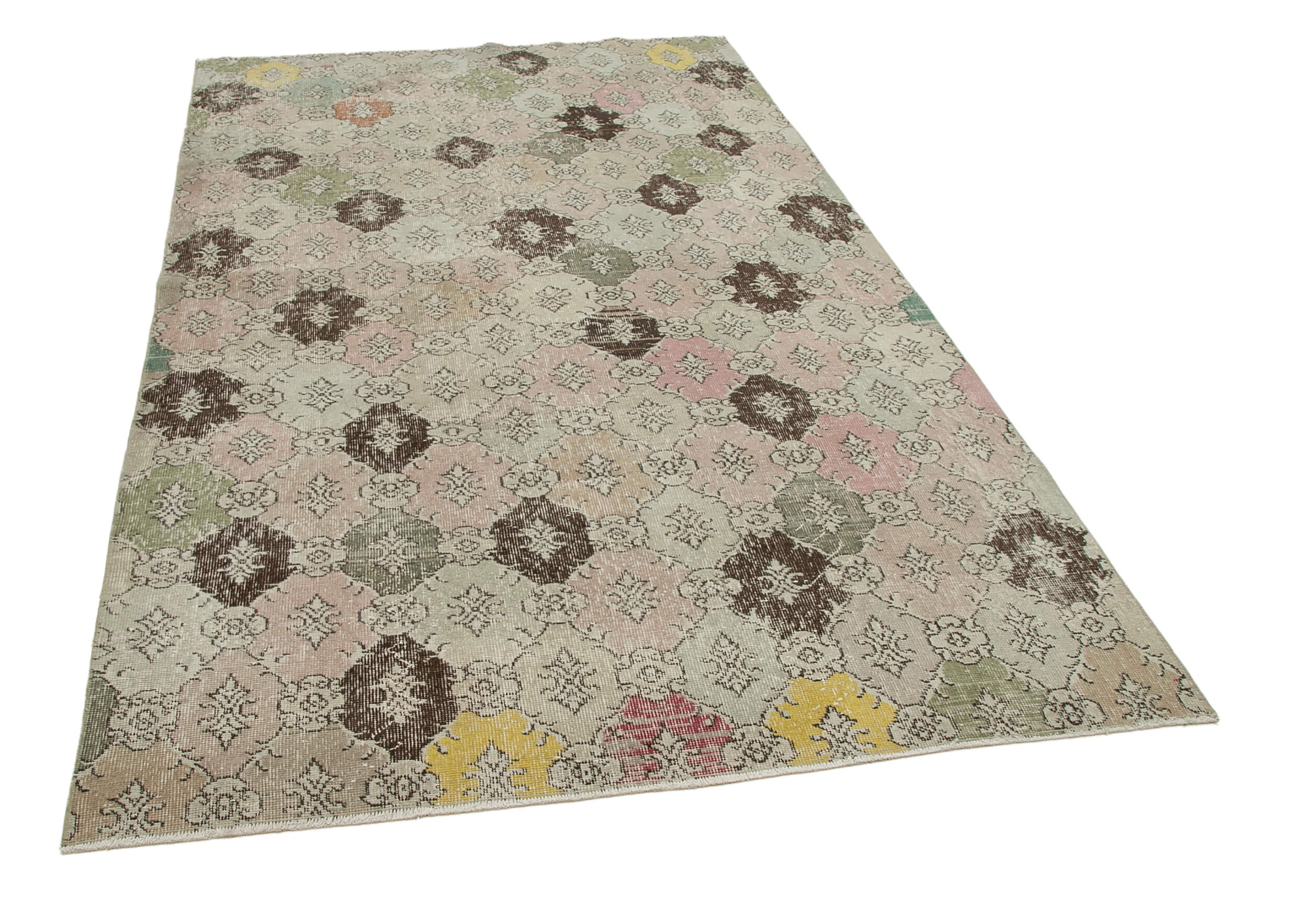 5x9 Multicolor Bohemian Rug  - 33072