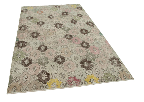 5x9 Multicolor Bohemian Rug  - 33072