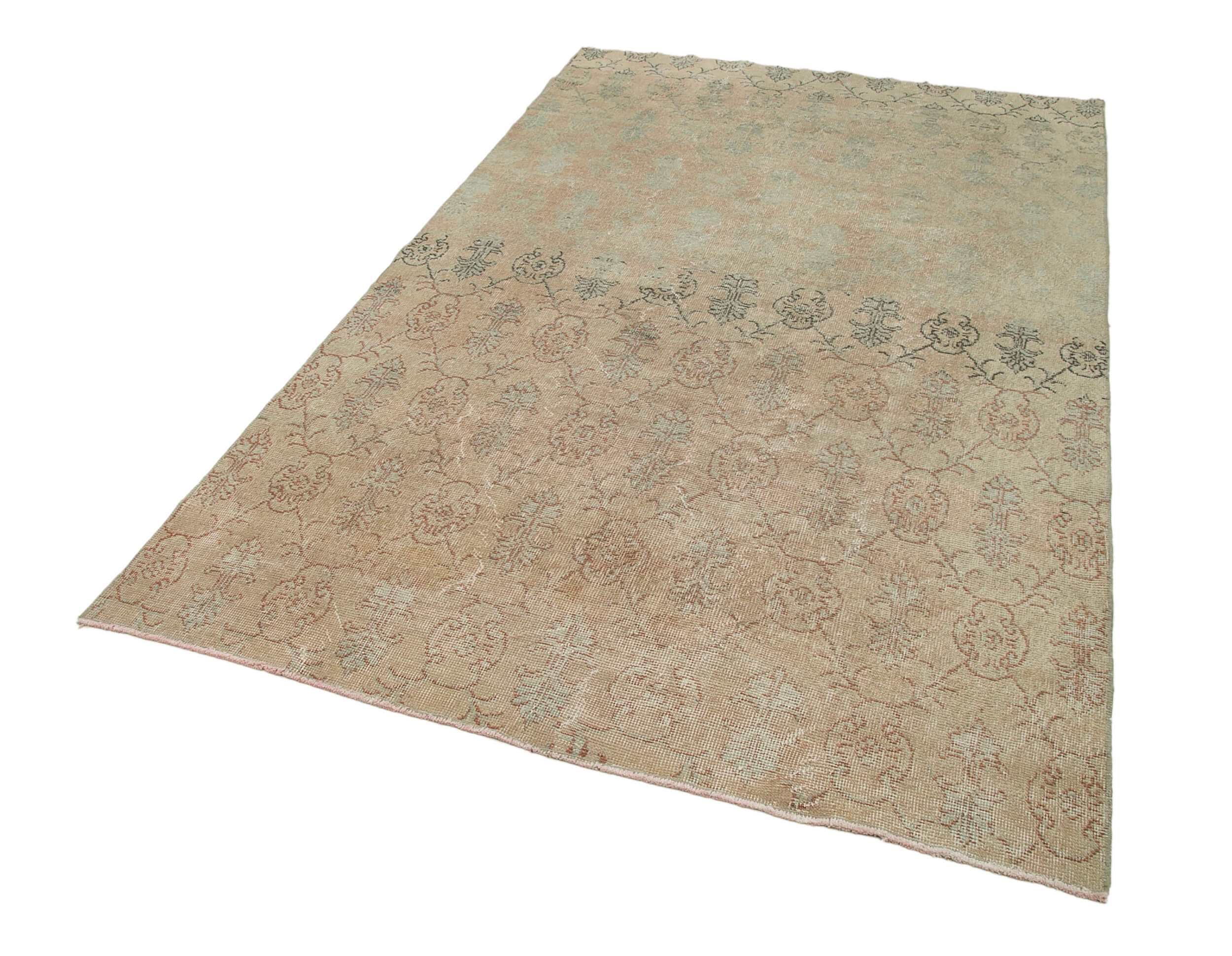 5x8 Orange Bohemian Rug  - 33075