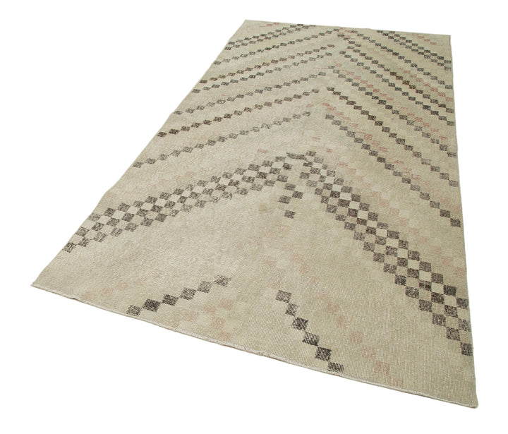5x9 Beige Bohemian Rug  - 33078