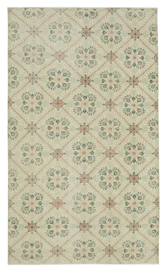 5x8 Beige Bohemian Rug  - 33079