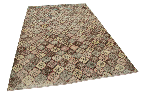 6x9 Multicolor Bohemian Rug  - 33083